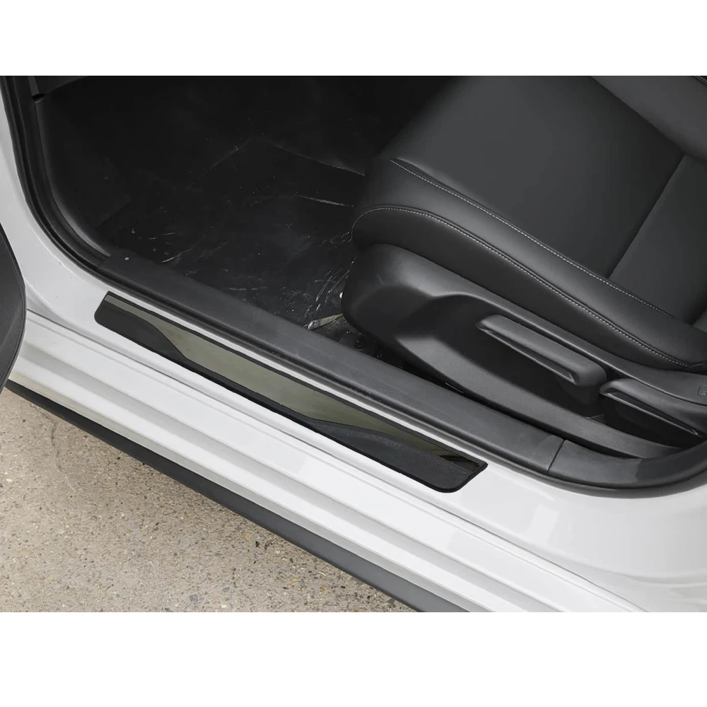 Car Door Sill Scuff Plate For Honda Civic 2026 Stainless Steel Threshold Protector Pedal Trim Strip Auto Decoration Accessories