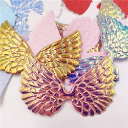 30Pcs Shiny Angel Wing Padded Applique For DIY Baby Hair Clip Hat Headwear Crafts Patches Decor Ornament Clothing Accessories