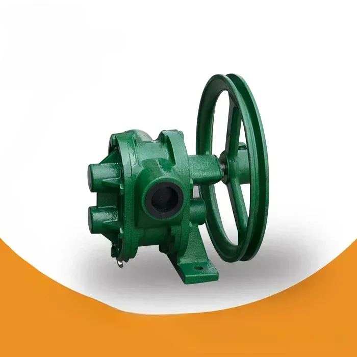 Hot sales belt pulley gasoline oil gear pump with bronze gears