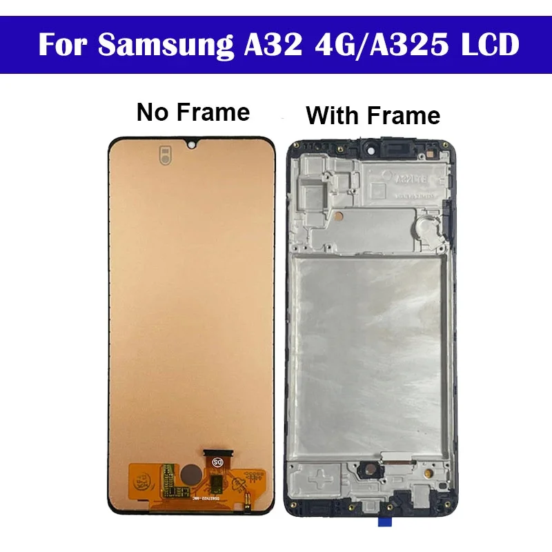 

Free Shipping For INCELL Samsung Galaxy A32 4G A325 SM-A325F/DS LCD Display Frame Touch Digitizer Screen