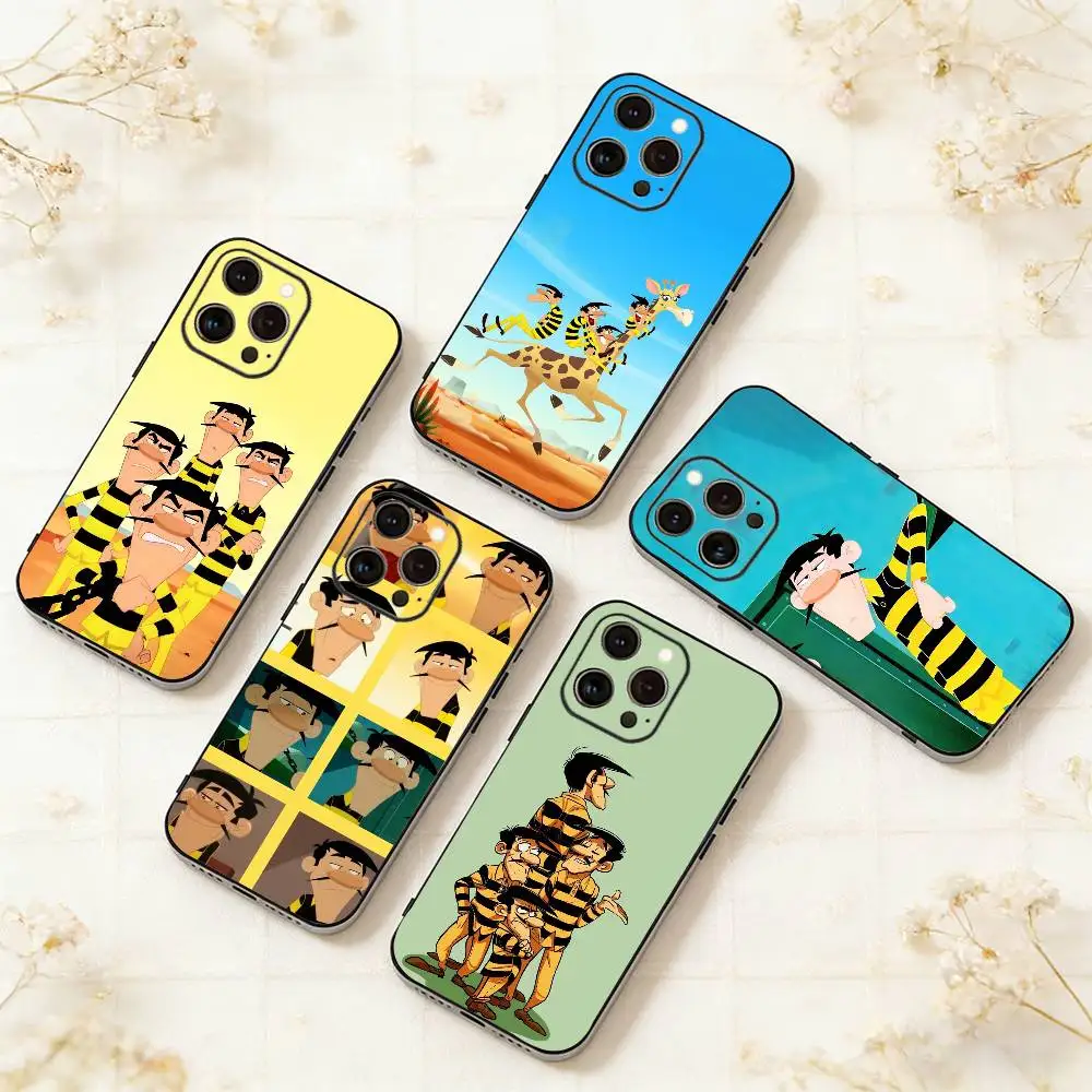 

T-The D-Daltons Phone Case For iPhone 17,16,15,14,13,12,11 Plus,Pro Max,XS,Soft Silicone Black Cover