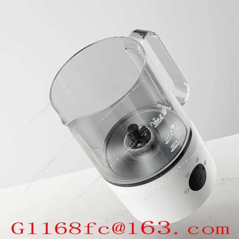 Electric Milk Foam Pot Automatic Transparent Acrylic Milk Foamer Milk Foam