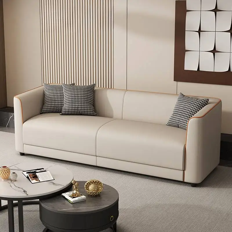 

Elegant Minimalistic Sofa Filler Living Room Chaise Lounge Puffs Sofa Sectional Lazy L Shape Muebles Para El Hogar Furniture