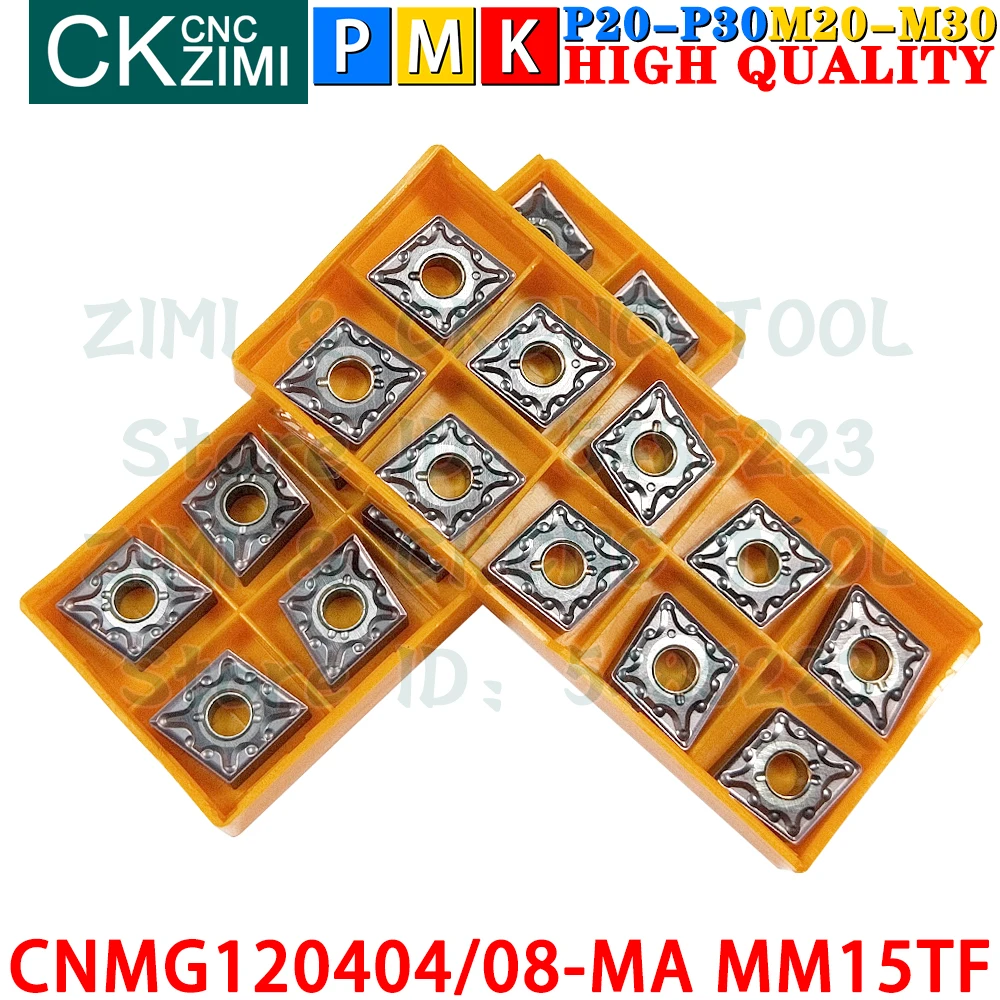 CNMG120404-MA MM15TF CNMG120408-MA MM15TF CNMG431-MA MM15TF CNMG432-MA MM15TF كربيد إدراج الخارجية تحول إدراج أداة CNMG1204 CNMG 1204 MA نك مخرطة معدنية تحول القاطع أداة