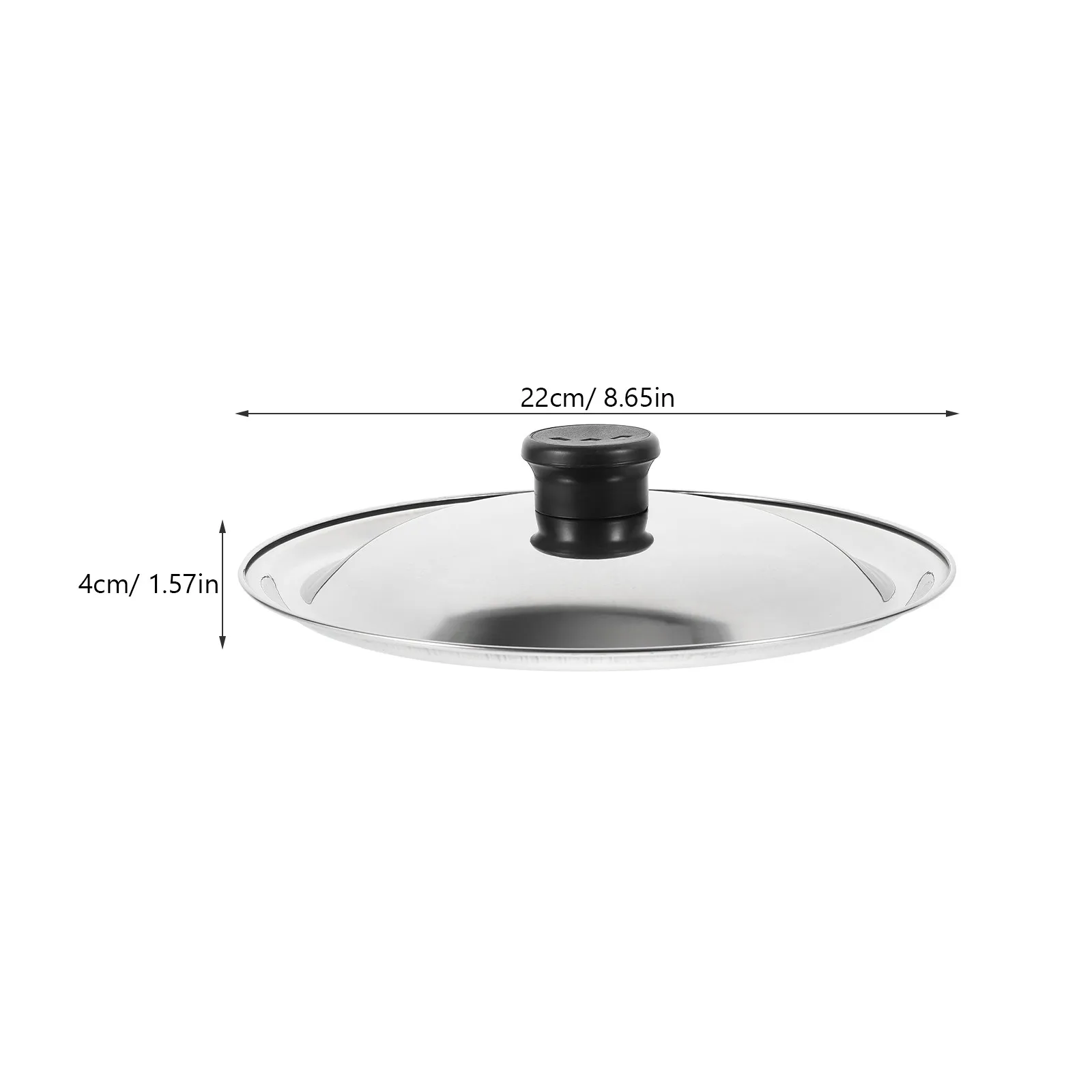 Stainless Steel Universal Pan Lid for Cooking Steam Retention Oil Splash Protection Easy Clean Dishwasher Safe Kitchen Supplies