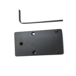 Metal Front Rear Base or SRO Mount Plate fit for Glock G17 19 22 23 26 42 43 45 Normal Day,Night Vision or Height Increase