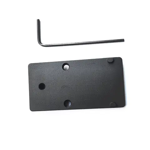 Base avant et arrière en métal ou plaque de montage SRO adaptée à Glock G17 19 22 23 26 42 43 45, Vision jour normale, nuit ou augmentation de la hauteur