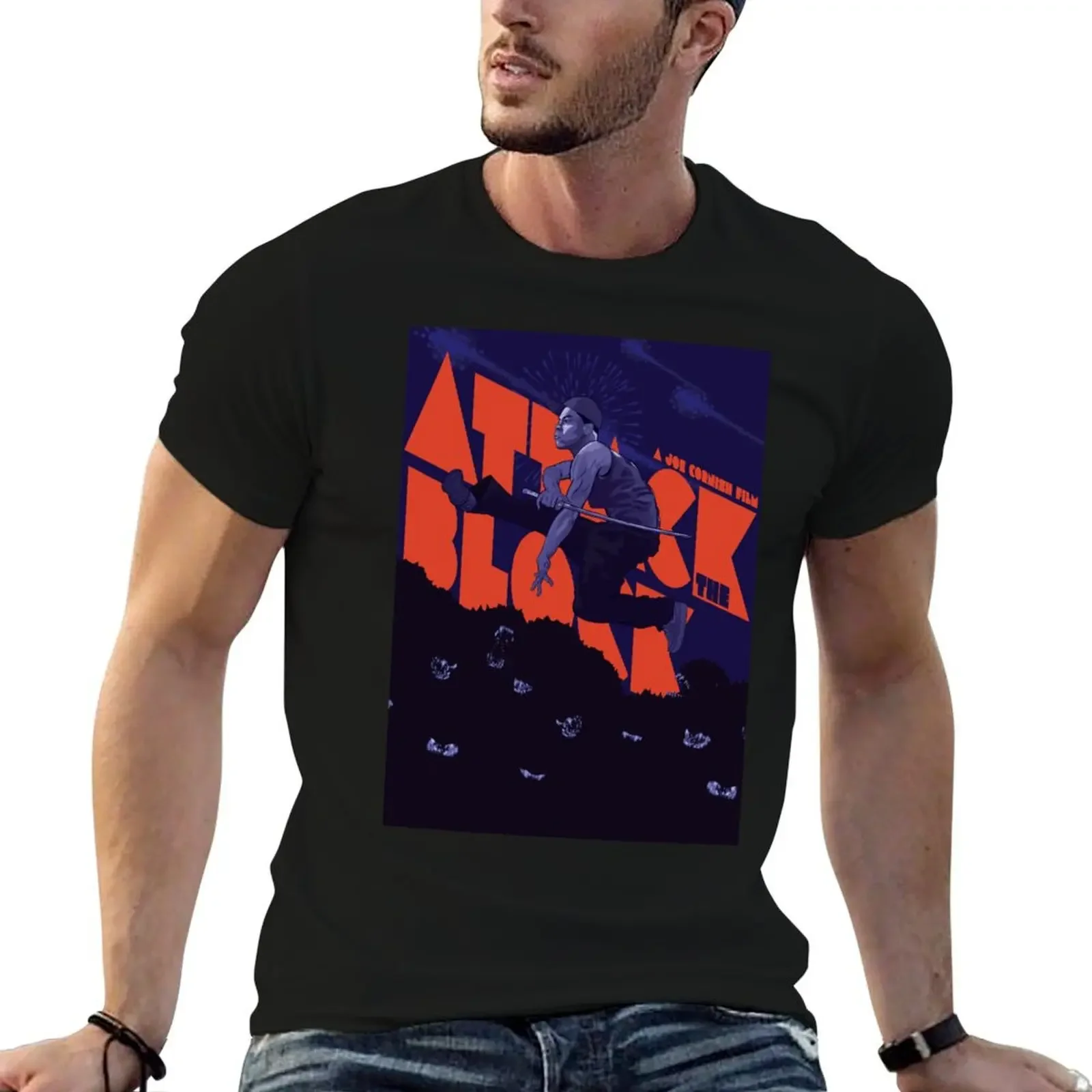 

Attack the Block alternate movie poster T-Shirt blacks sweat kawaii clothes outfits for men