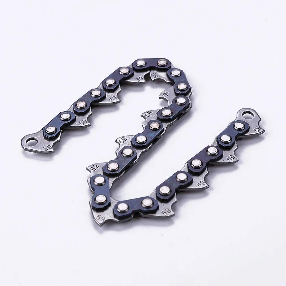 2-12PCS Chain Type Grass Cutter Replaceable Cutting Chain Blade Lawn Mower Grass Trimmer Head Chain for Woodworking Accessories