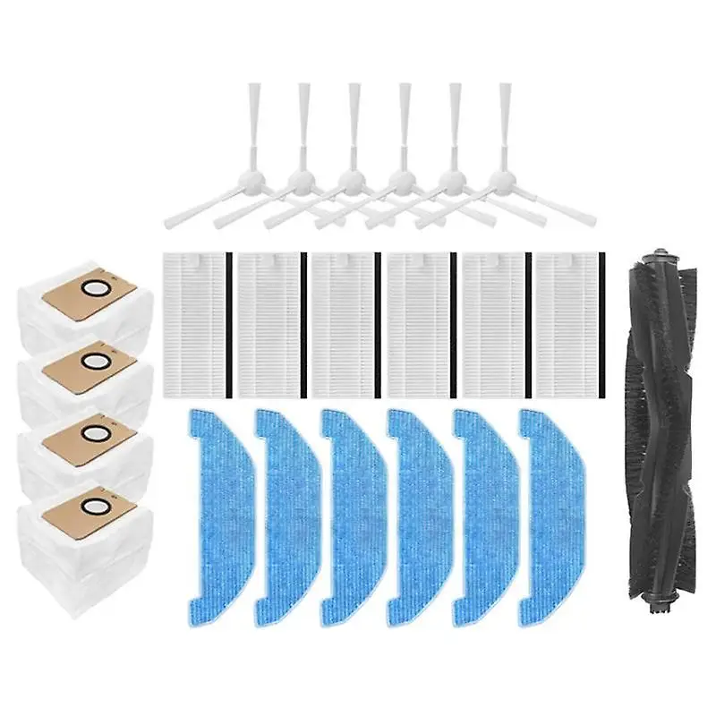 23pcs Acessórios Kit Lado Principal Escova Mop Pano Hepa Filtro Poeira Saco