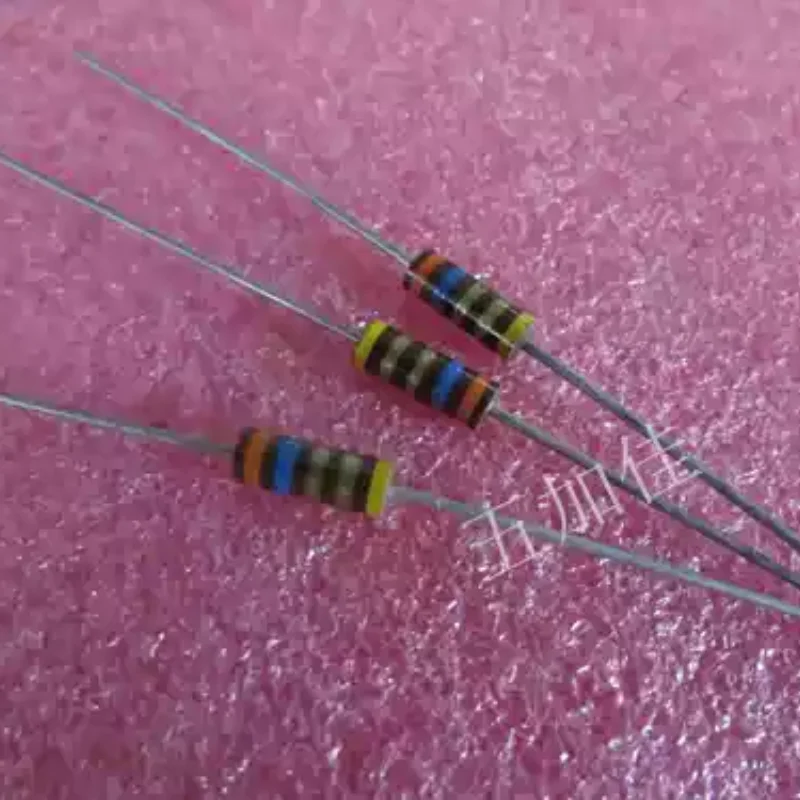 10-100pcs imported RCR20G3R6JS 3.6R 1/2W carbon core non inductive resistor color ring resistor