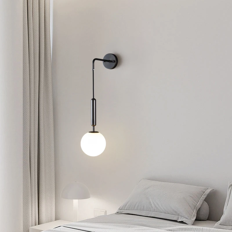 TYLA Modern Indoor Brass Sconce Light LED Simply Creative Copper Wall Lamp for Home Bed Room Decor