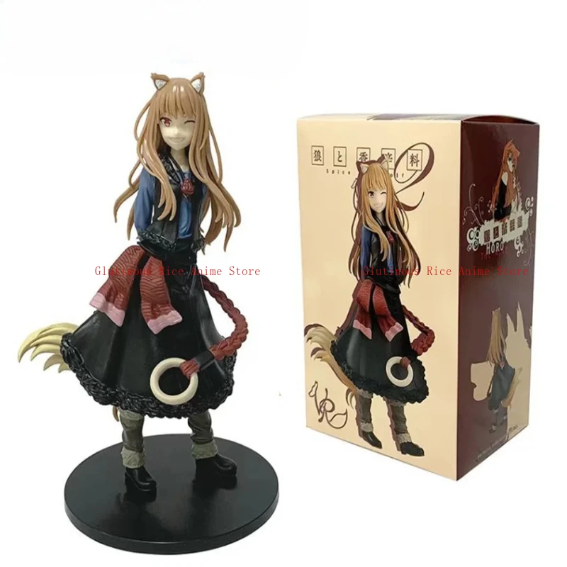 

ln stock 17CM Spice And Wolf Horo PVC Anime Action Figures Model Collection Ornament Anime Cartoon Model Toy Gift