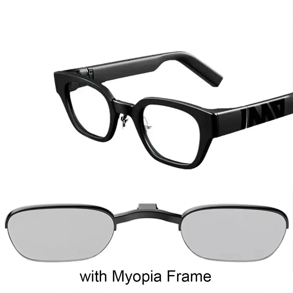 نظارات inmo GO الذكية AR، 10 لغات ترجمة في الوقت الحقيقي، نظارات AR الذكية مع الملاحة، مكبرات الصوت المزدوجة الملقن