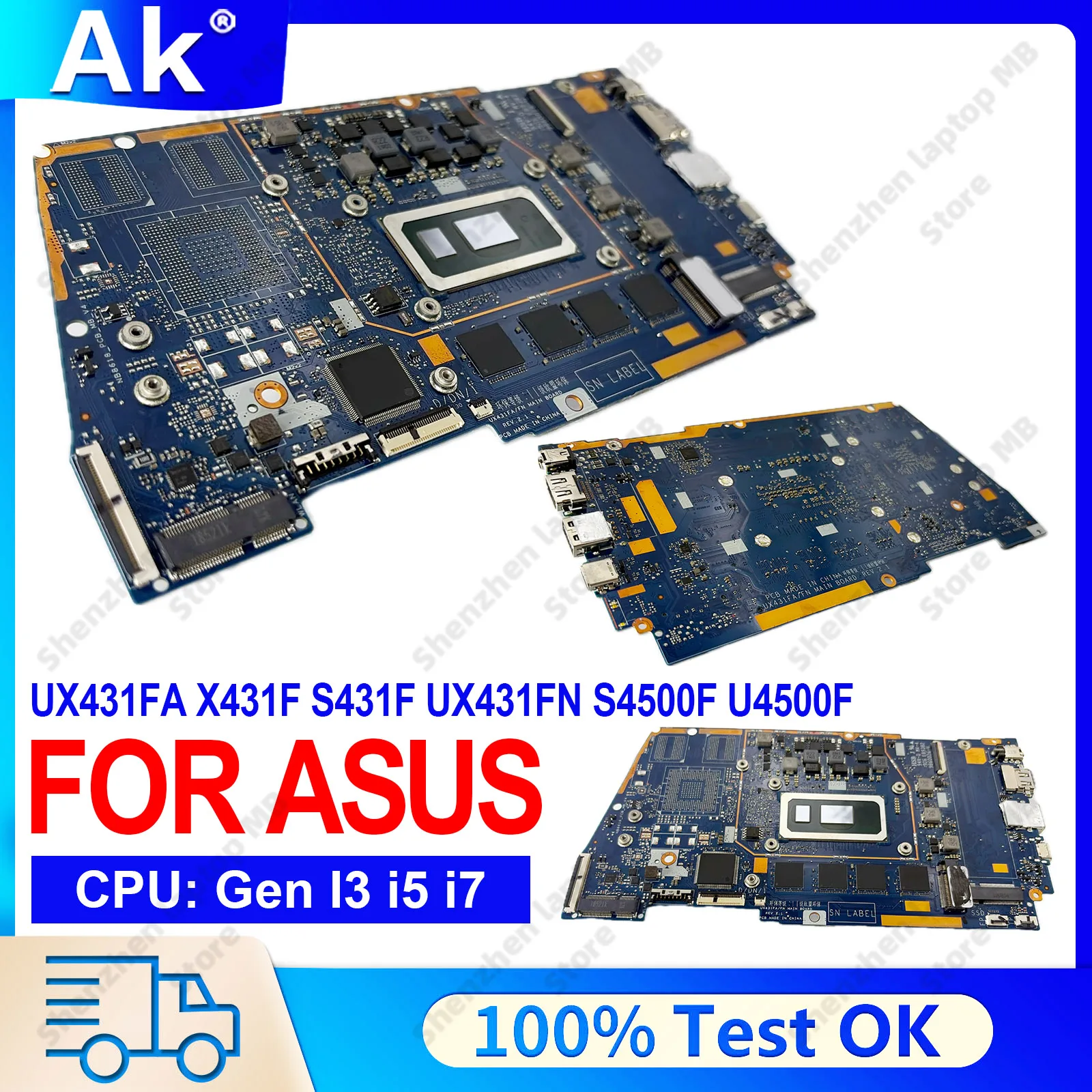 scheda-madre-per-laptop-asus-zenbook-ux431fa-ux431fn-s4500f-u4500f-con-processore-intel-di-10a-generazione-i3-i5-i7-testata-al-100-e-funzionante