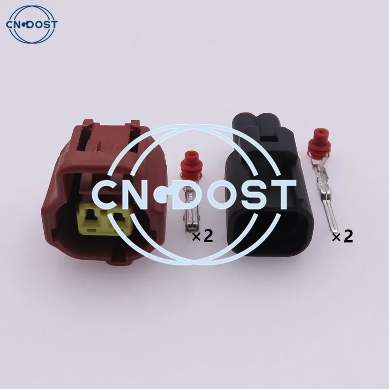 

1 Set 2 Way 184152-1 184151-1 184154-1 AC Assembly Car Plug Water Temperature Sensor Cable Harness Waterproof Connector