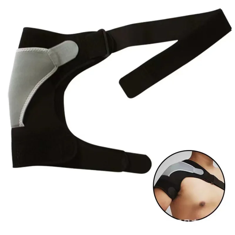 Adjustable Left/Right Shoulder Bandage Protector Brace Joint Pain Injury Shoulder Support Strap Training Sports Equipment Braces