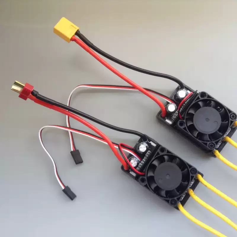 70A Brushless ESC Bidirectional Air-Cooled Electronic Speed Controller, for RC Car Boat and Remote Control Vehicle