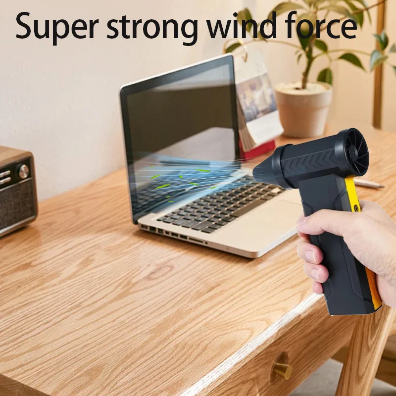 160000 دورة في الدقيقة محرك بدون فرشاة مروحة توربو كهربائية عالية السرعة مروحة توربو عنيفة USB قابلة للشحن منفاخ غبار قوي 10000 مللي أمبير في الساعة