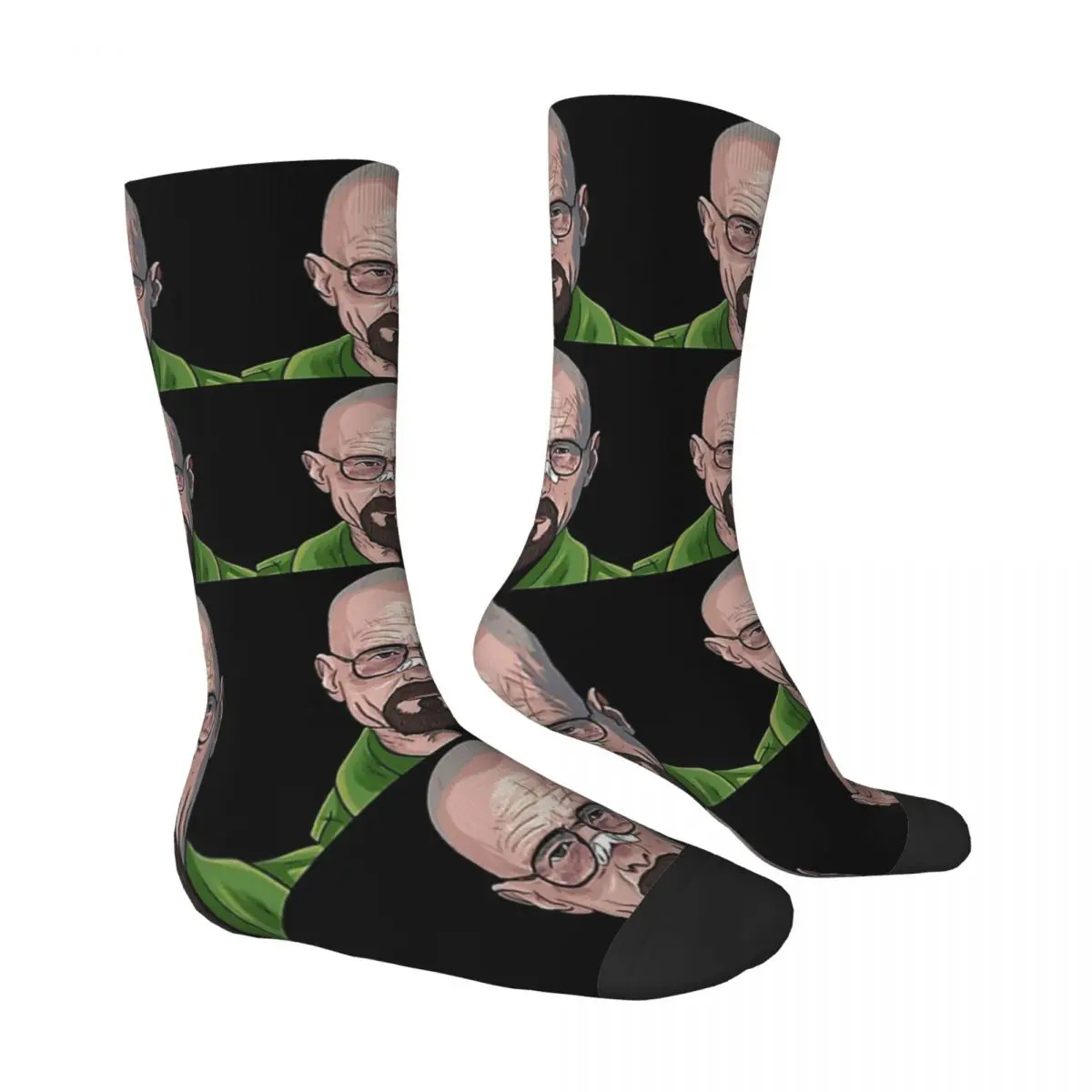 Heisenberg Walter Walter White - Breaking Bad Men Women Socks Outdoor Novelty Spring Summer Autumn Winter Stockings Gift