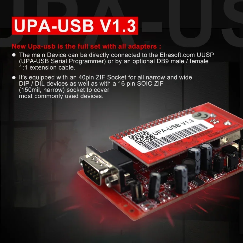 NEWBest UPA USB Programmer V1.3 with adapters ECU Chip Tunning OBD2 Main Unit UPA-USB 1.3 UPA USB V1.3 Diagnostic Tool HOT