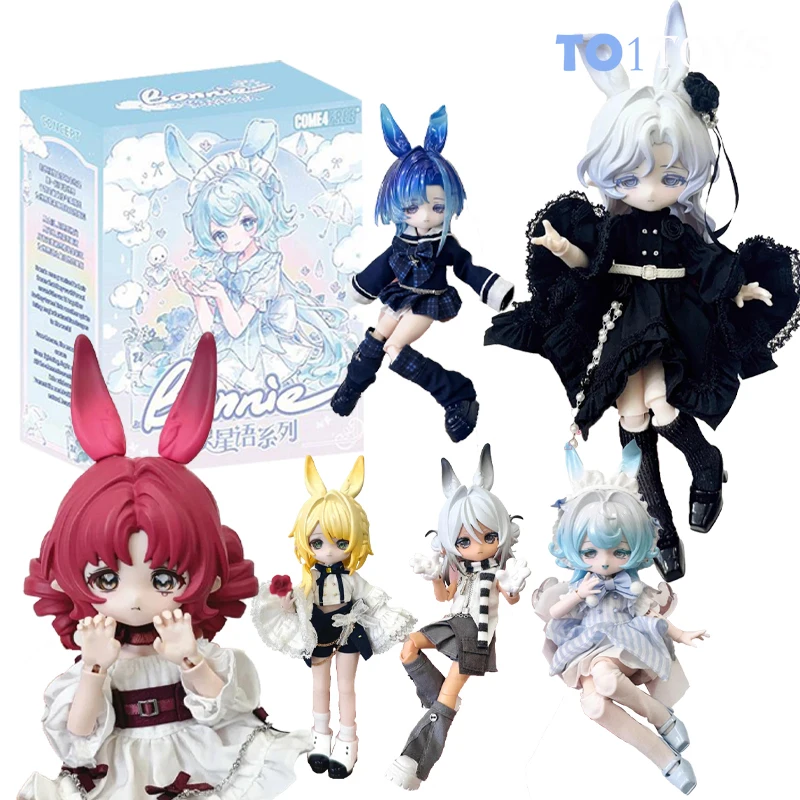 

Come4Free 1/12 Bjd слепая коробка Бонни Метеорологическая серия звездных языков Kawaii Rabbit Bjd Mystery Box экшн-фигурки игрушки