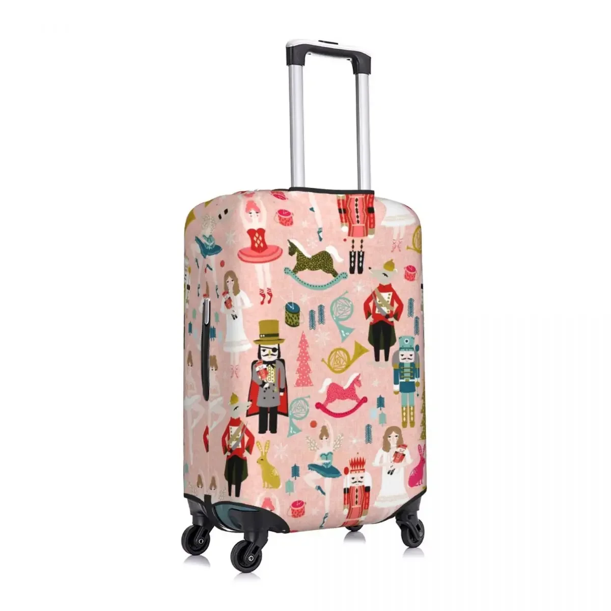 Custom Nutcracker Ballet Dancer Luggage Cover Cute Suitcase Protector Covers Suit For 18-32 inch