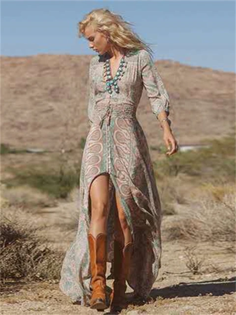 Kleid hippie boho style best sale