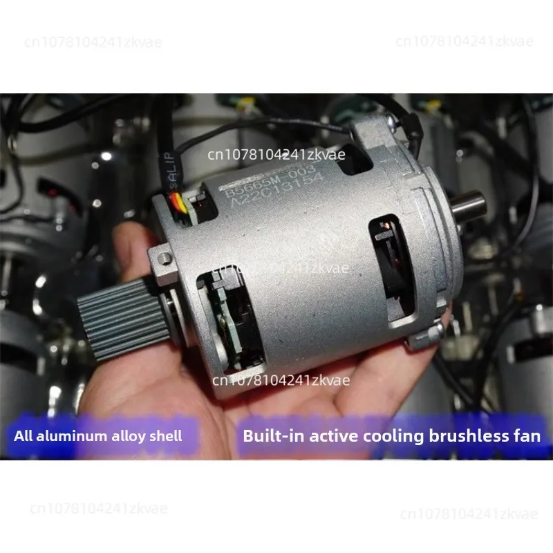 B5665 Inner Rotor Brushless Motor 12-24V Low Speed Large Torque 57mm Brushless Motor Active Cooling Fan