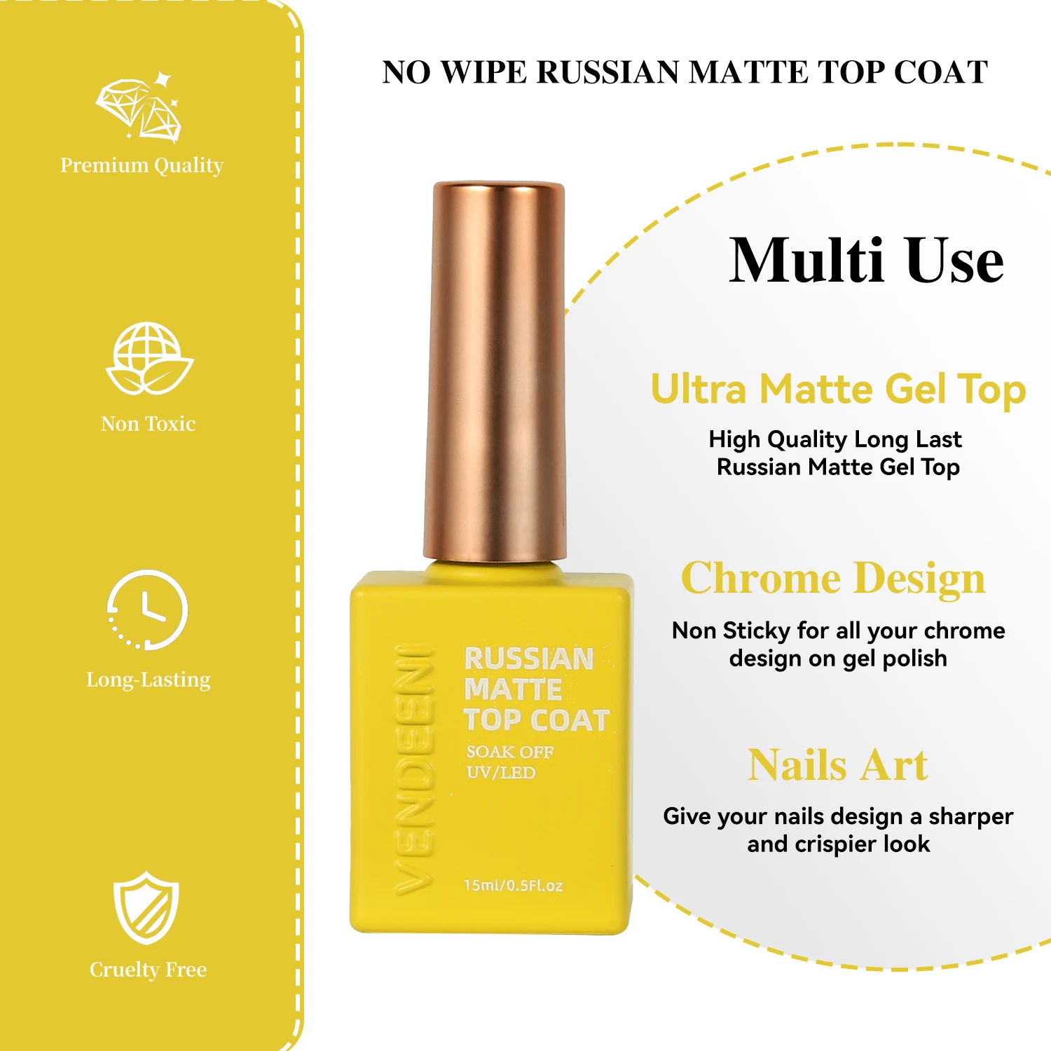 سوبر الجودة الصانع شعار مخصص العلامة التجارية الجديدة الأشعة فوق البنفسجية طلاء الأظافر ماتي معطف فوقي طلاء الأظافر الروسية ماتي معطف فوقي مسمار بوليس