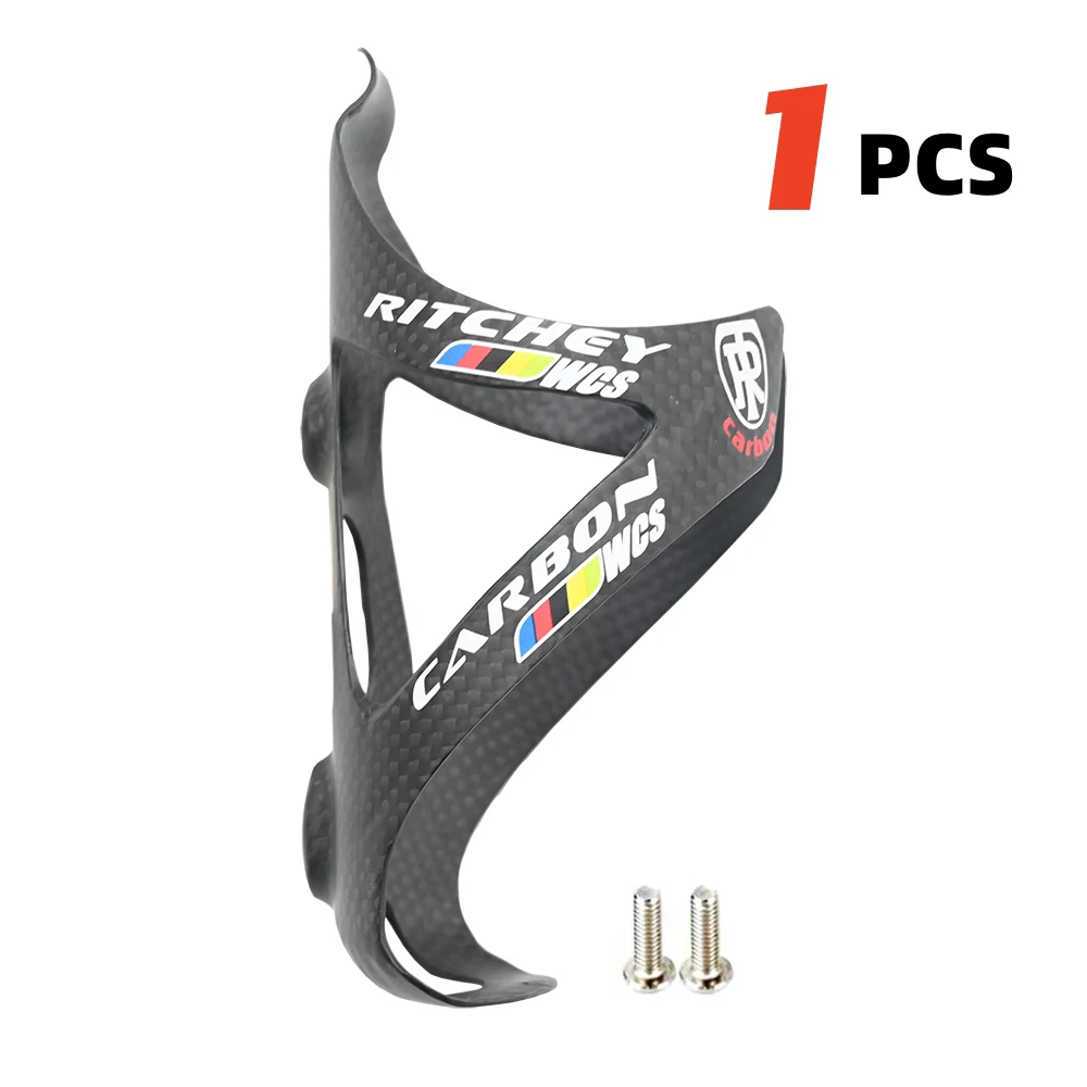2PCS Full Carbon Fiber Bicycle Water Bottle Cage MTB Road Bike Bottle Holder Ultra Light Cycle Equipment Matte/Gloss image 3