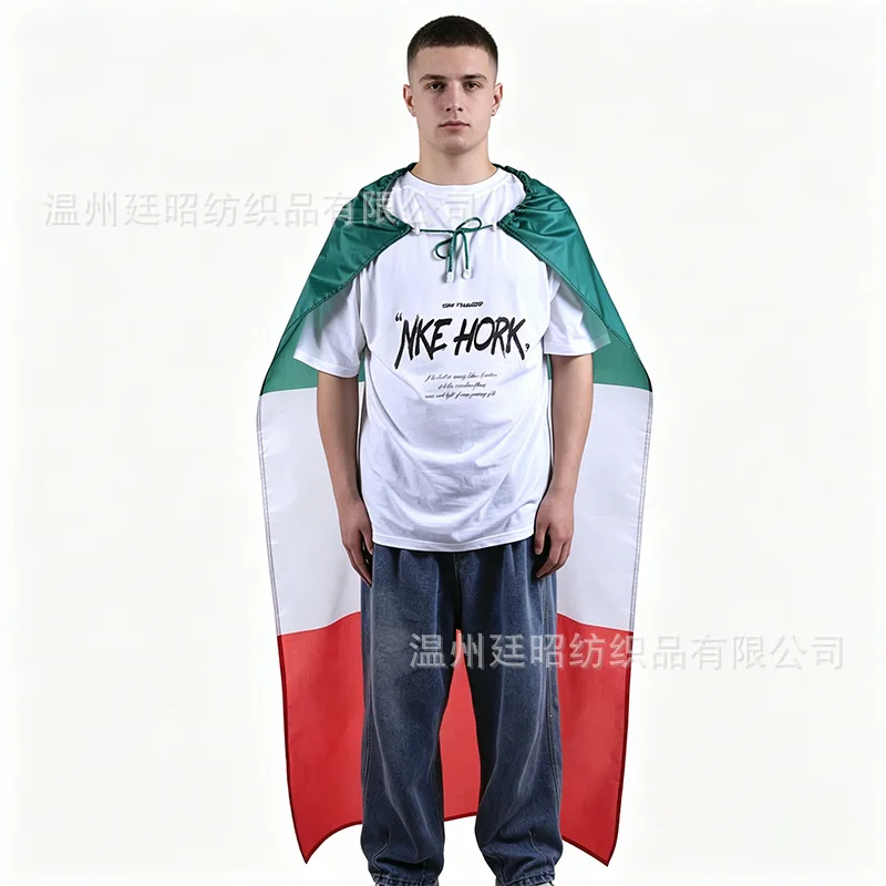 （TIKI FLAG）90x150cm Mexico shawl flag Polyester Mexico Shoulder FLAG Super Poly football 3x5 Feet Mexican  Flags