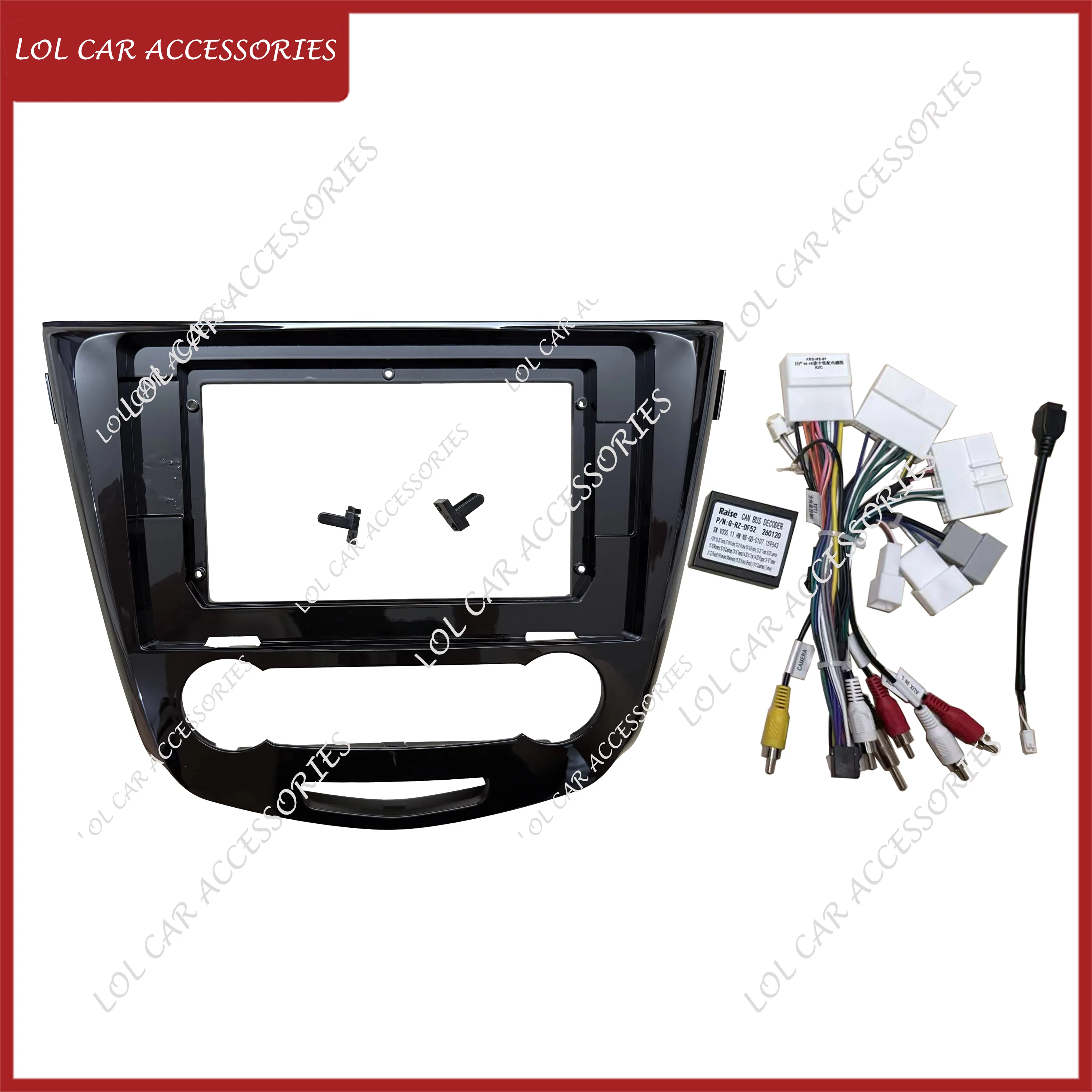 10.1 Inch For Nissan Qashqai J11 / X-Trail 2013-2021 Car Radio Stereo 2 Din Head Unit GPS MP5 Android Player Fascia Panel Frame