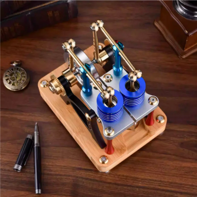 Physical air energy alpha balance Stirling engine model, alloy engine model, motor engine model, external gas turbine