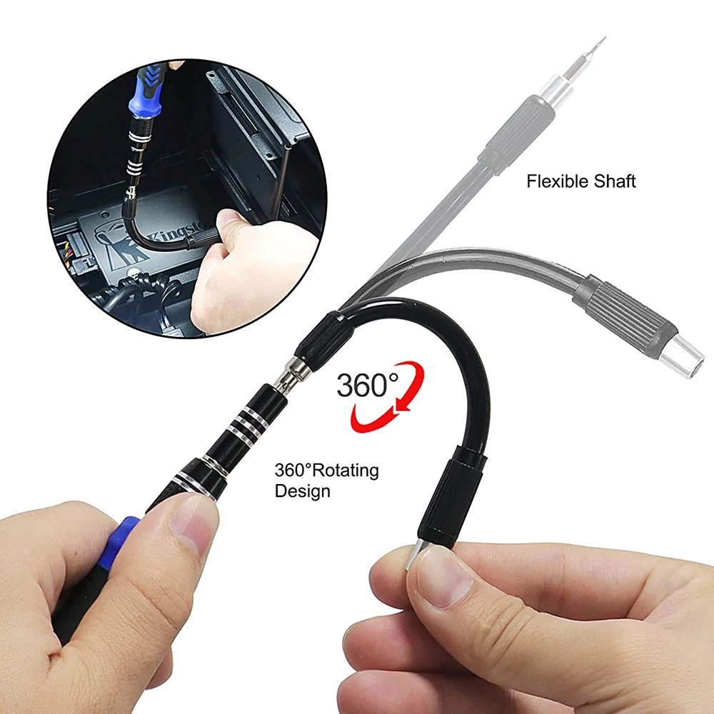 WOZOBUY 115/122/138 in1 Precision Screwdriver Set Magnetic - Professional Screw driver Tools Set,PC Repair Tool Kit,Repair Devic