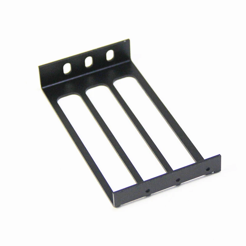 Image of Desktop Chassis Grafikkarte Schallwand C-typ Grafikkarte Befestigungs Halterung 2/3 loch Metall DIY GPU Halterung mit Schrauben