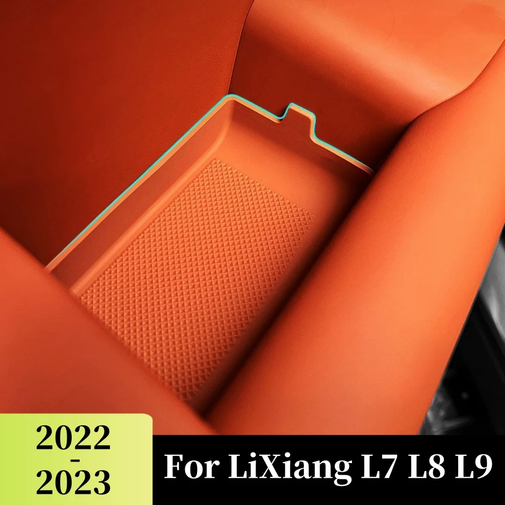 

For Li LiXiang 2022 2023 L7 L8 L9 Car Interior Door Handle Silicone Storage Mat Door Slot Protective Mat Cup Pad Accessories