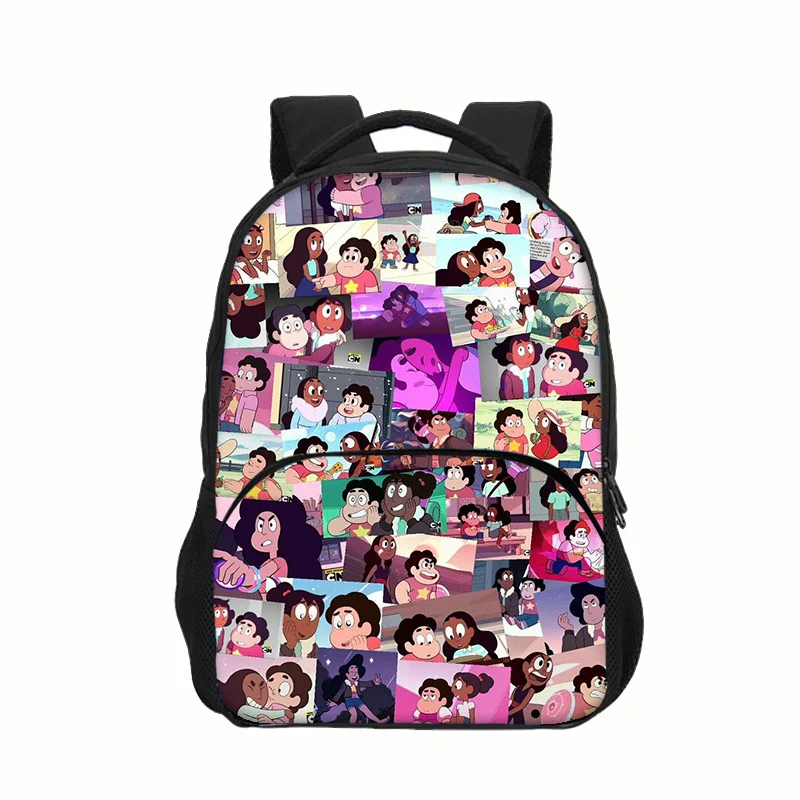 حقيبة ظهر مدرسية من ستيفن يونيفرس موتشيلا بطبقة مزدوجة وسحاب للتفتيح وحقائب كتب للأولاد والبنات أفضل هدية