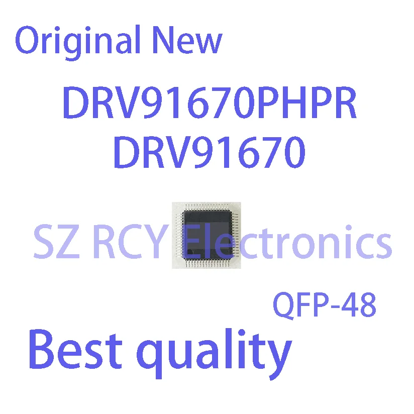 (2 PCS)NEW DRV91670PHPR DRV91670TPHPR DRV91670T DRV91670 QFP-48 IC Chip electronic