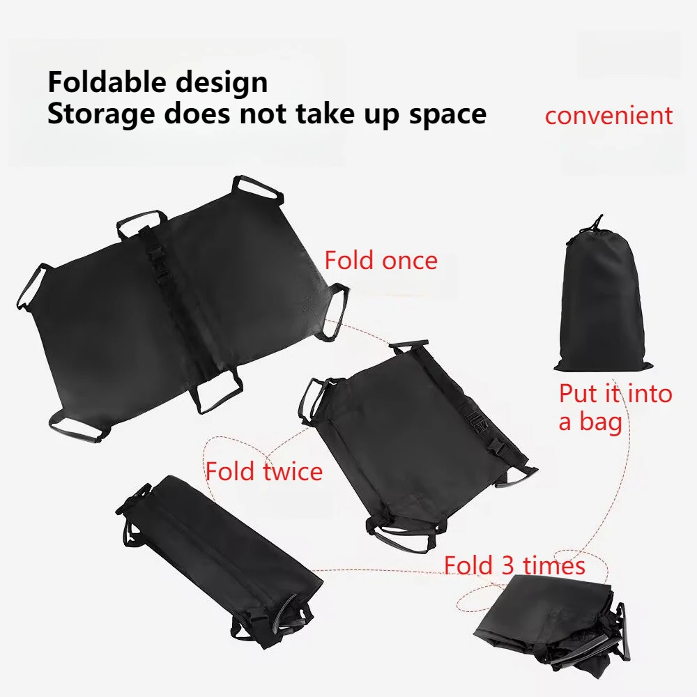 Pet Emergency Stretcher Foldable Portable Rescue Wholesale Durable Layer Canvas Fabric Dog Accessories Supplies Safety Device view 2