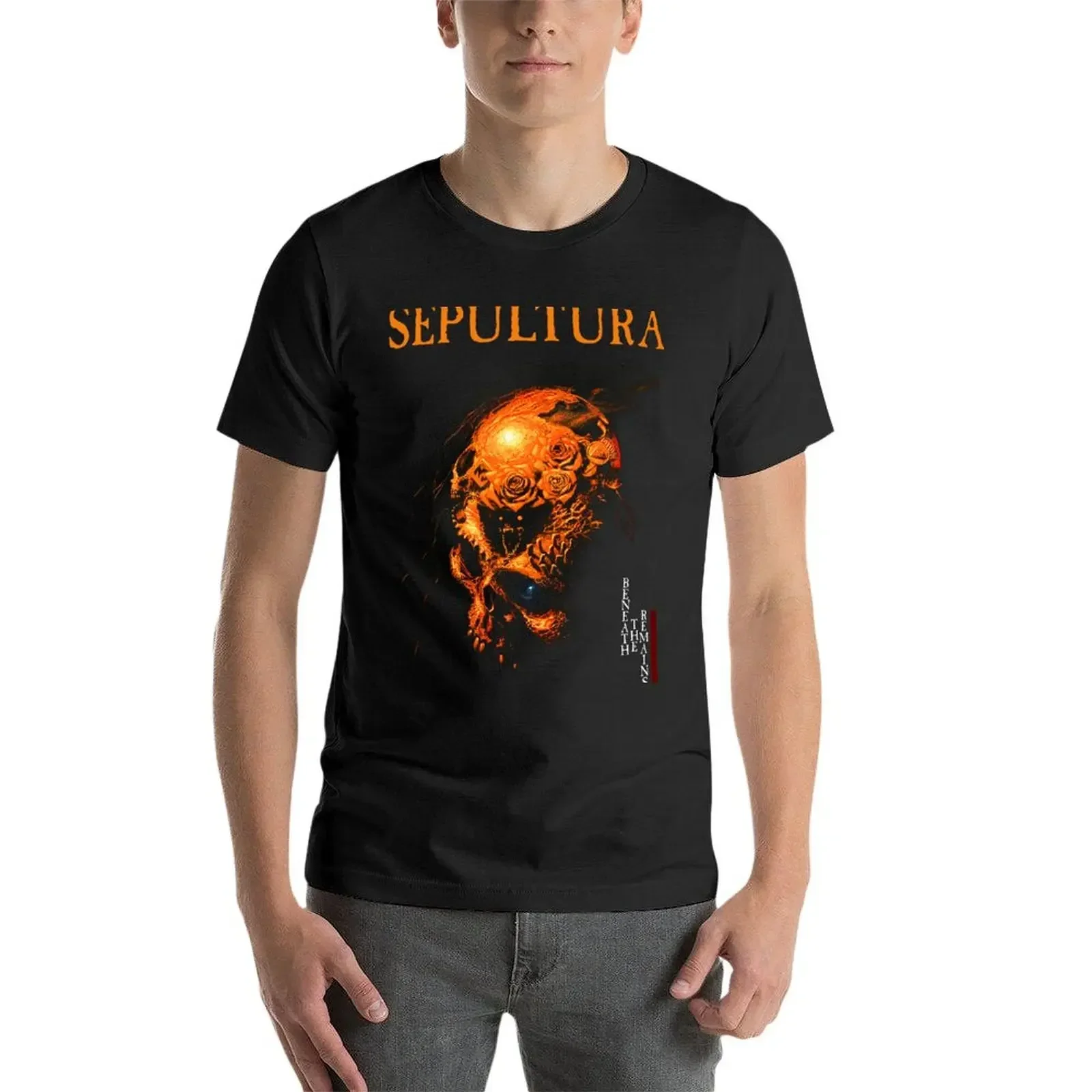 Beneath the Reains by Sepultura - Classic Old School Brazillian Death/Thrash Metal T-Shirt funnys Blouse Men's t shirts image 4