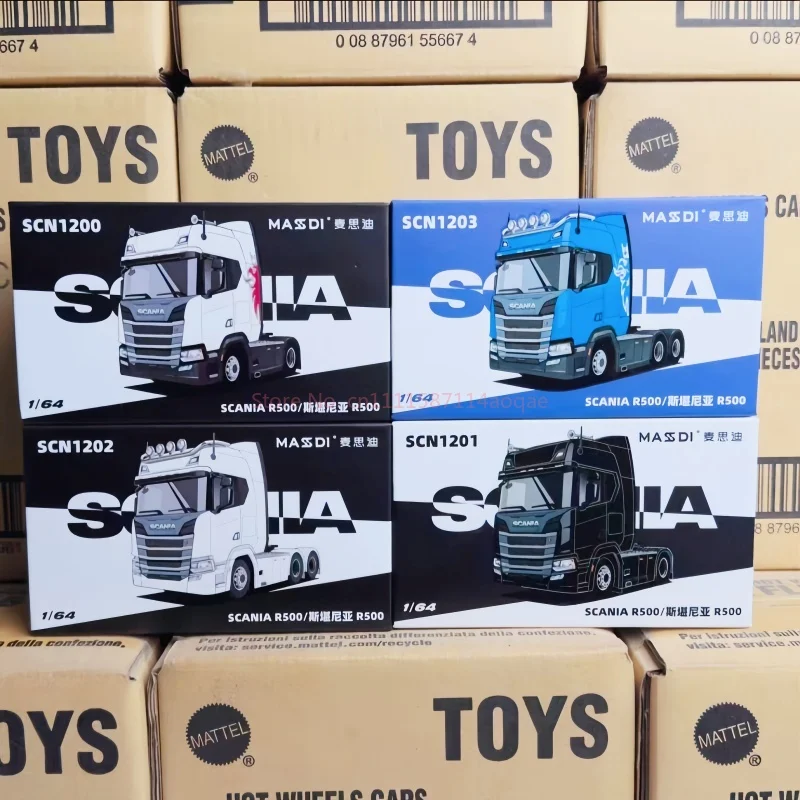 

In Stock 1: 64 Scania 770 Trailer Head Alloy Die-Cast Miniature Replica Model Simulation Alloy Engineering Vehicle Collection