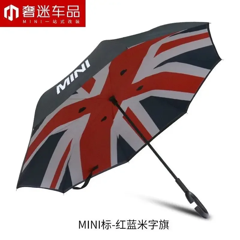 Union Jack Double Layer Reverse Umbrella Windproof Folding Inverted Upside Down for Mini Cooper One JCW S Countryman Accessories