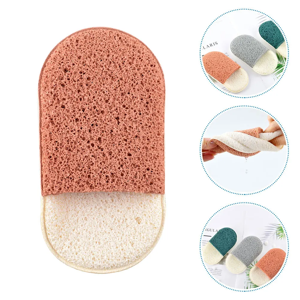 Facial Cleansing Sponge Soft Deep Pore Exfoliating Face Puff Skin Care Tool Makeup Removal Cleaning Pad Face Puff