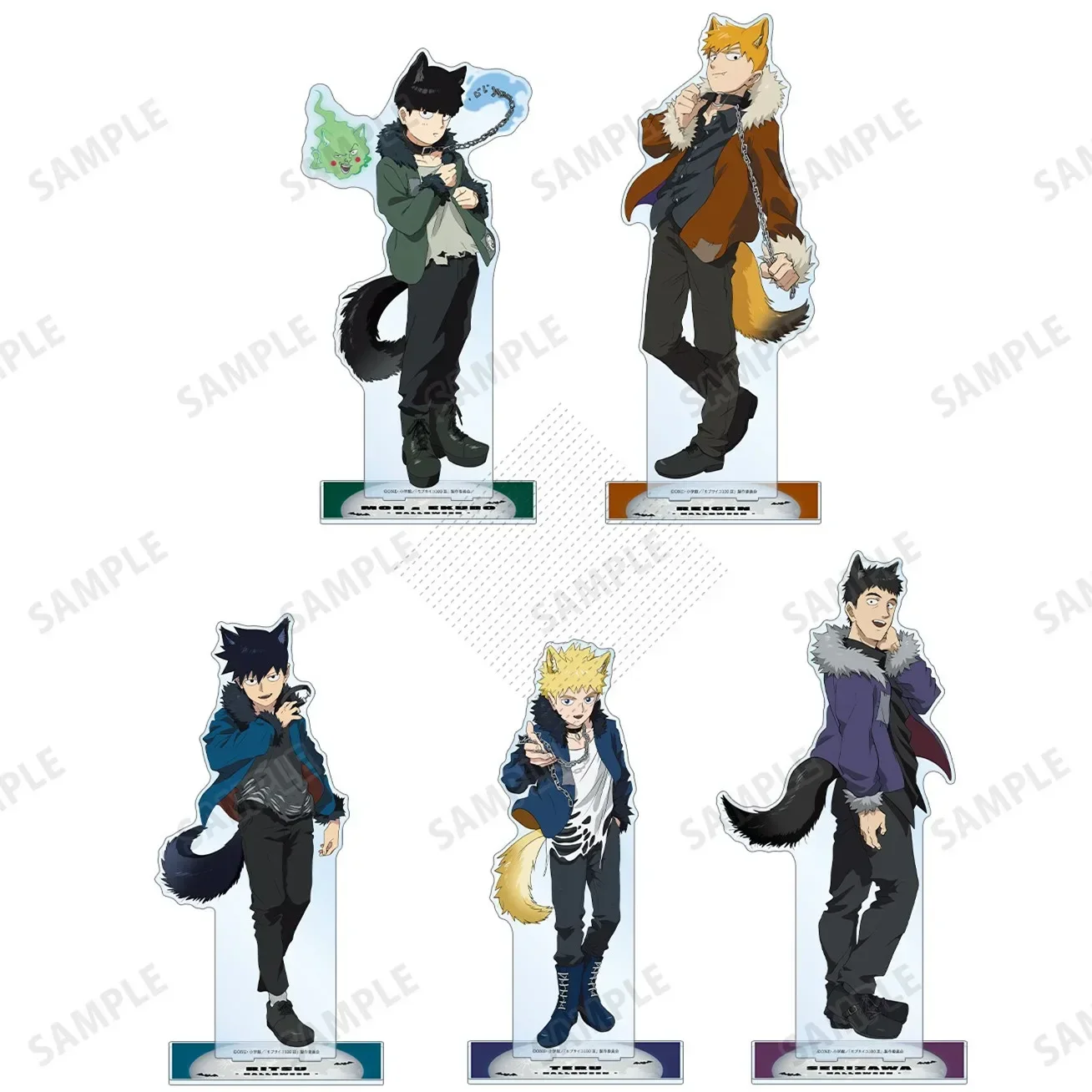 

Anime Hanazawa Teruki Kageyama Ritsu Shigeo Figure Doll Acrylic Stand Model Plate Cosplay Toy for Gift