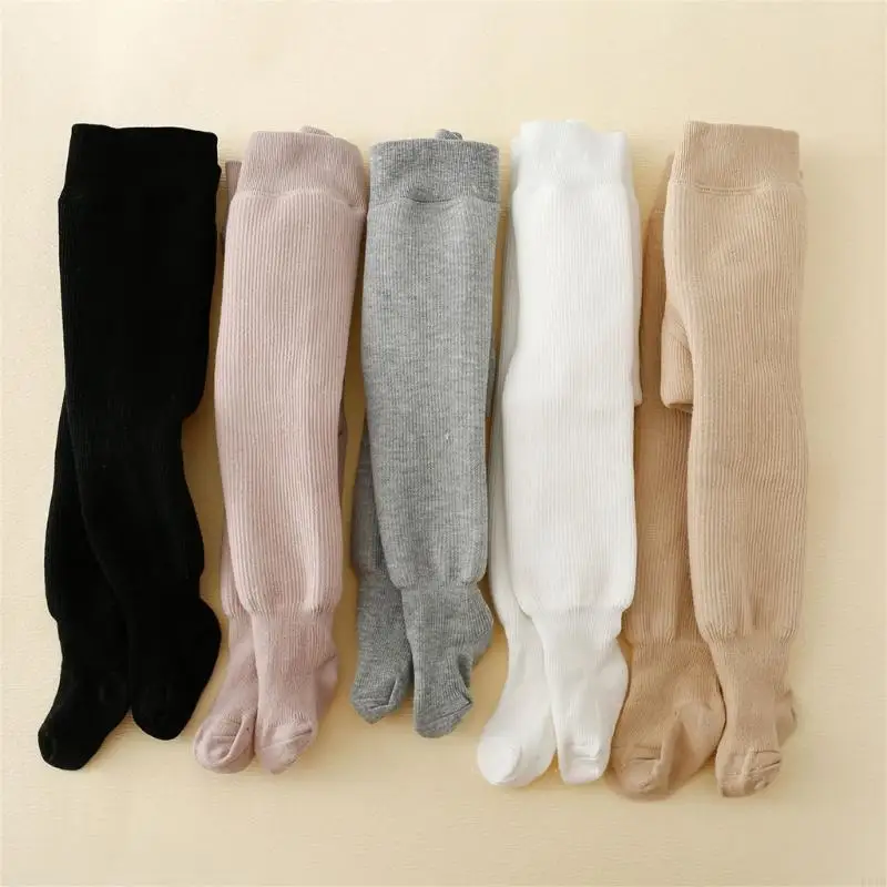 Thick Warm Toddler Tights Elastic & Soft Baby Tights with Fleece Lining Polyester for Everyday Wear & Family Gatherings P31B