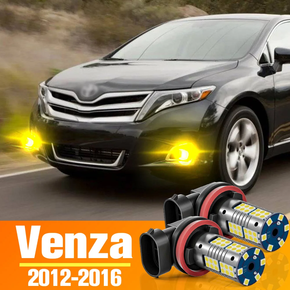 

2pcs LED Front Fog Light Bulb Accessories For Toyota Venza 2012-2016 2013 2014 2015