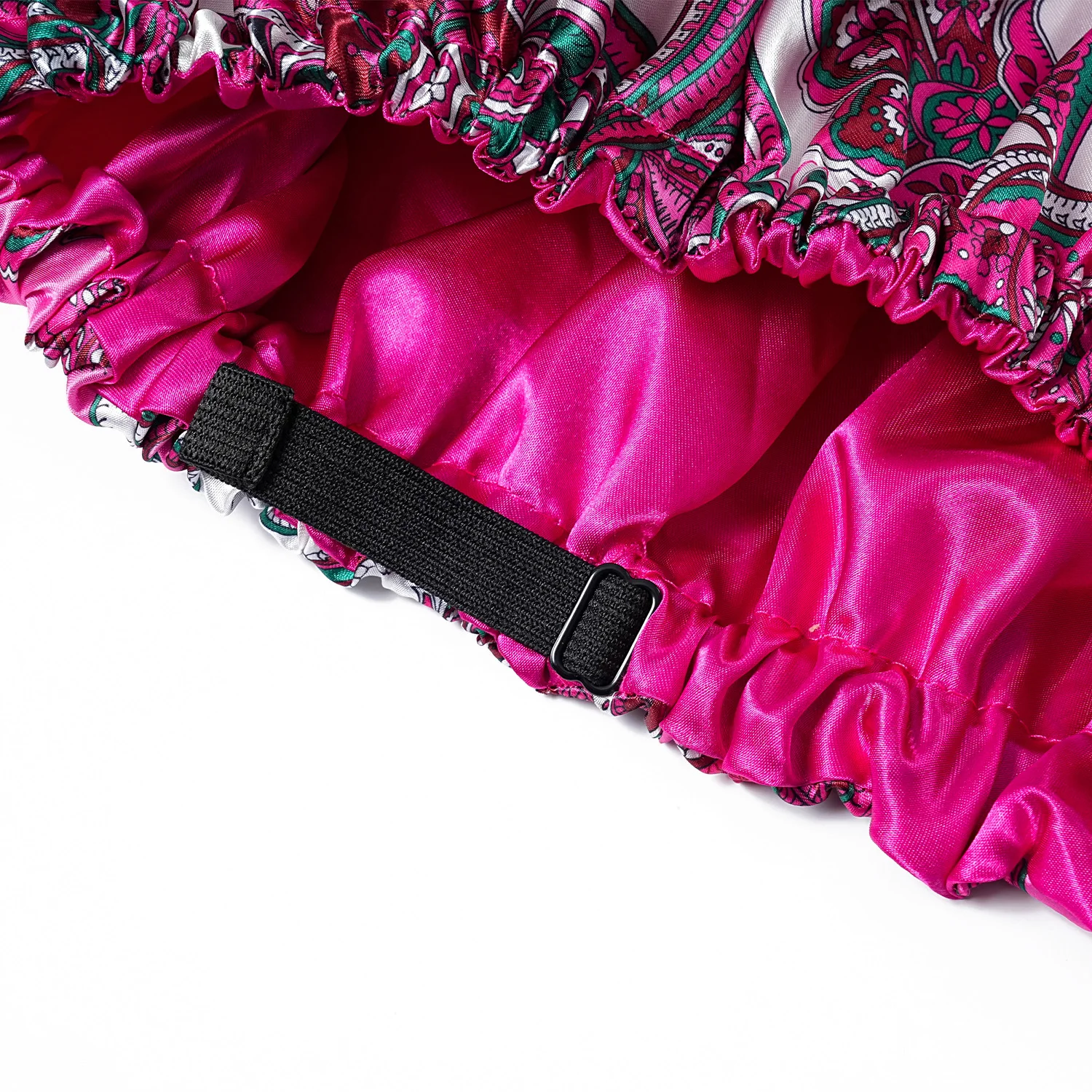 Double Layer Silky Satin Bonnet for Sleeping Cap Adjustable Sleep Bonnet Used To Hair Care Headwrap Hat Hair Wrap Accessories