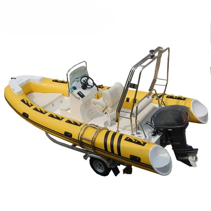 Fiberglass assault boat, inflatable boat, assault boat