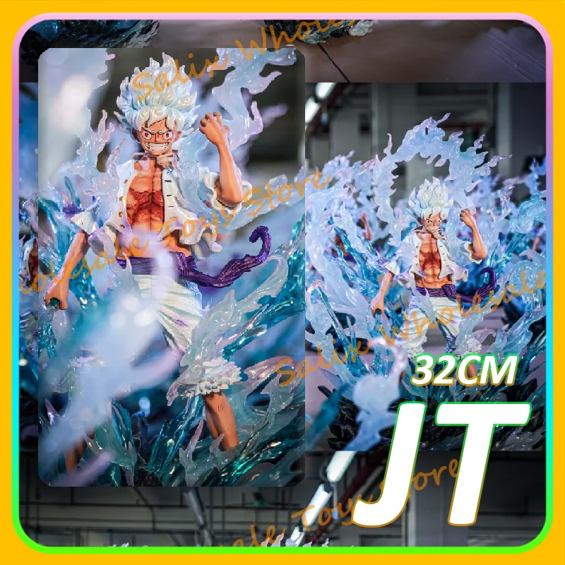 

Jt Toys 32cm TH Monkey D. Luffy Nika Luffy Deluxe Edition One Piece Anime Figure Pvc Statue Model Room Decoration Gifts Toys